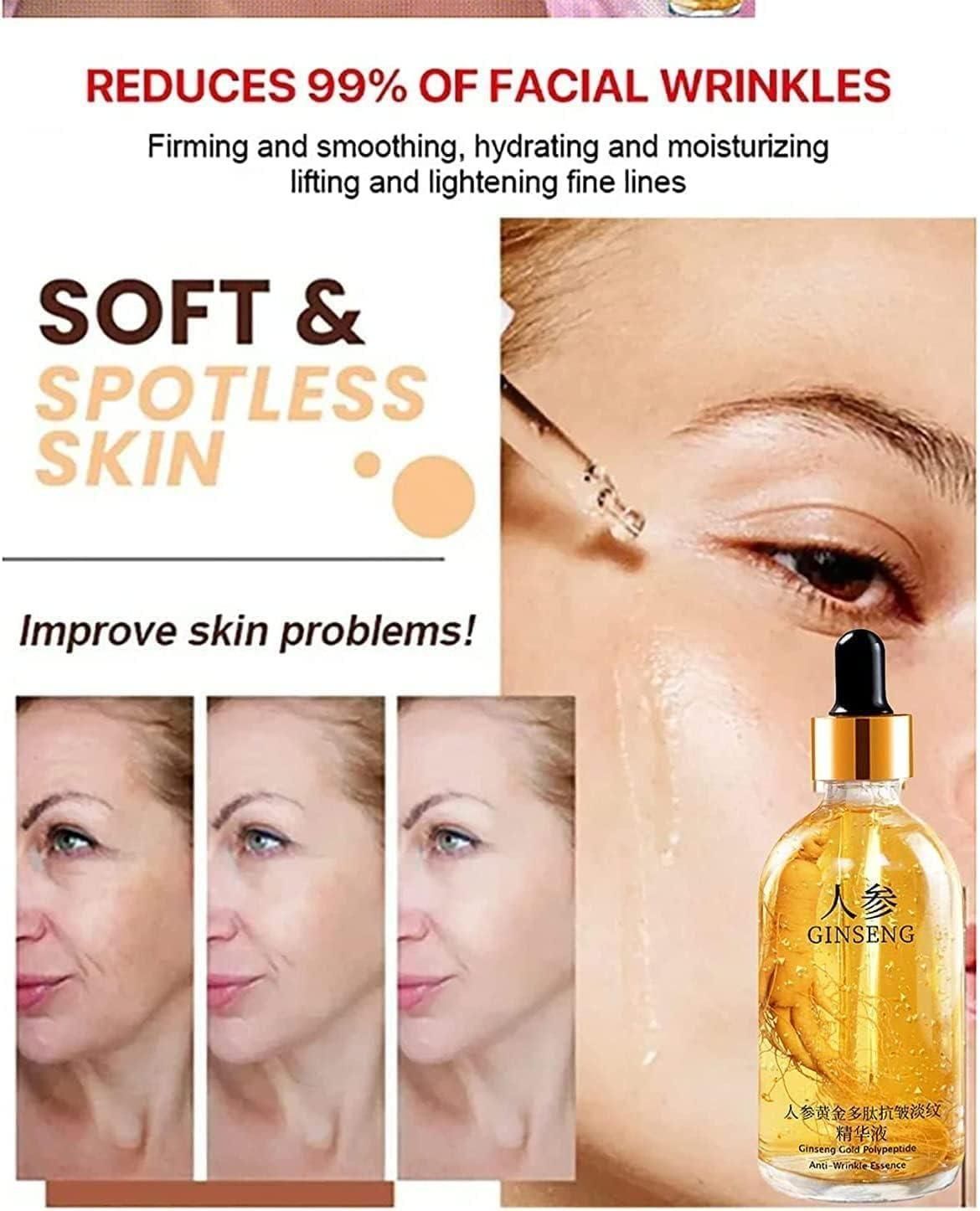 Limited Offer | Ginseng Gold Anti-Wrinkle Serum – Double Pack(1+1Free)
