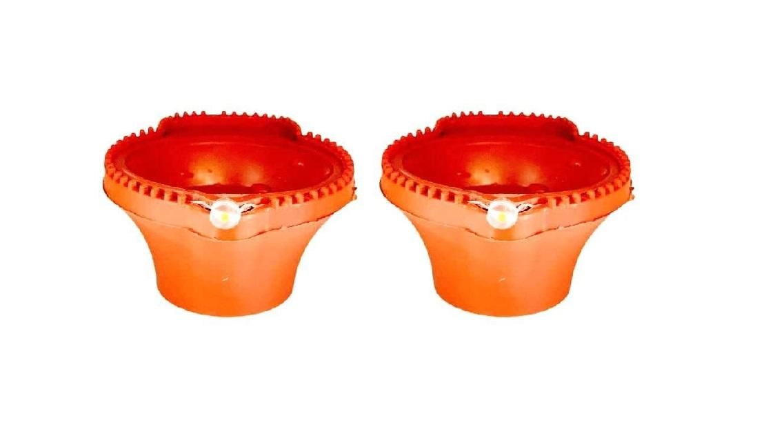 LED Light Water Sensor Diyas Plastic (Pack of 6/12/18/24)