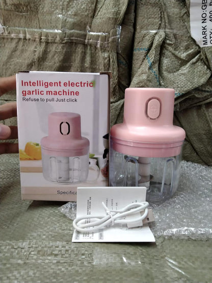 Electric Mini Garlic Chopper 250ml Electric Vegetable Chopper